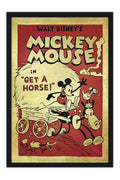 Poster Mickey Mouse Get a Horse - Retrô - Infantil