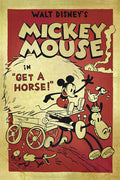 Poster Mickey Mouse Get a Horse - Retrô - Infantil