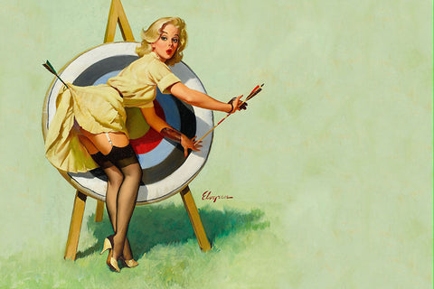 Poster Pin-up - Coleção - Retrô - Vintage
