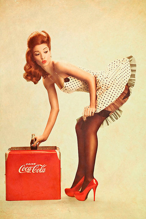 Poster Pin-up - Coleção - Retrô - Vintage