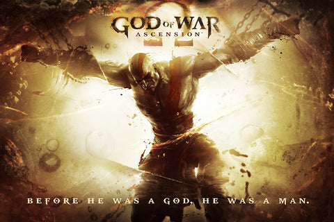 Poster God of War - Kratos - GOW - Games