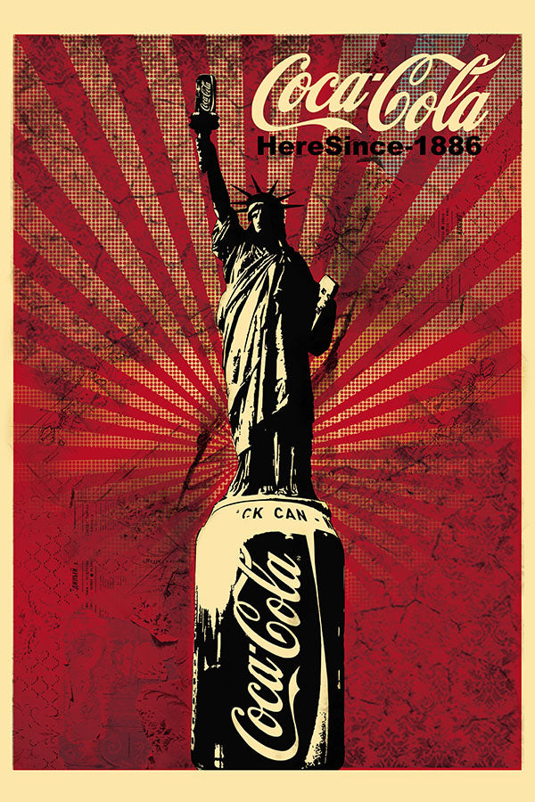 Poster Liberdade -  Coleção - Retrô - Vintage