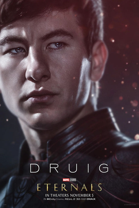 Poster Personagens - Druig - Eternos - Eternals - Filmes
