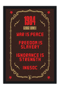 Poster 1984 George Orwell - War Is Peace Freedom Is Slavery