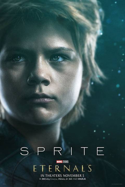 Poster Personagens - Sprite - Eternos - Eternals - Filmes