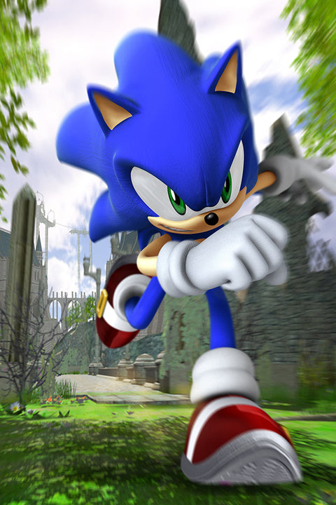 Poster Sonic - Games