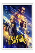 Poster Cavaleiro Negro - Black Lightning - Série