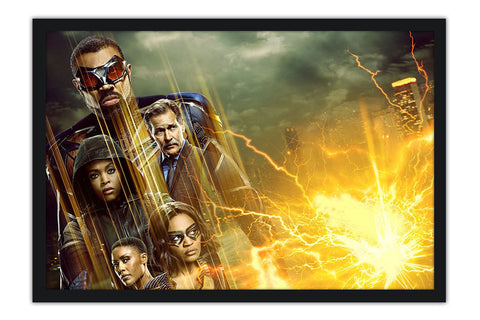 Poster Cavaleiro Negro - Black Lightning - Série