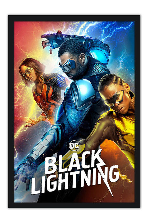 Poster Cavaleiro Negro - Black Lightning - Série
