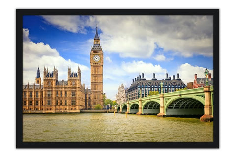 Poster Relógio - Big Ben - Londres - Paisagens