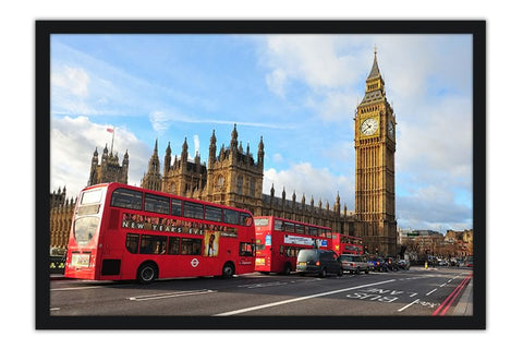 Poster Relógio - Big Ben - Londres - Paisagens