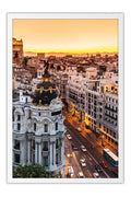 Poster Madri - Gran Via - Europa - Paisagens