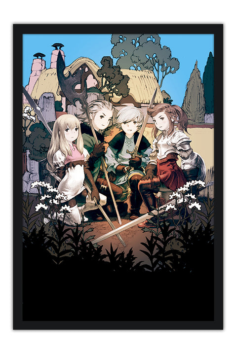 Poster Final Fantasy Gaiden - Four Warriors of Light - Games