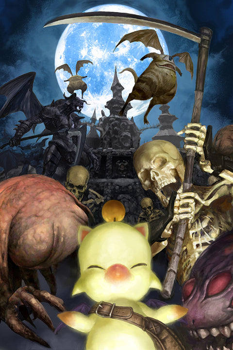 Poster Final Fantasy Halloween Art - Games