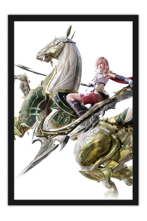 Poster Final Fantasy XIII - Lightning e Odin - Games