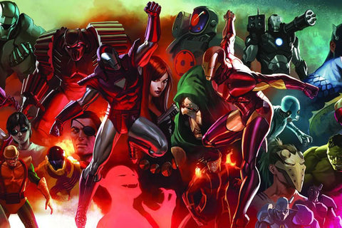 Poster Iron Man - Heróis - Comics - Quadrinhos - Hq