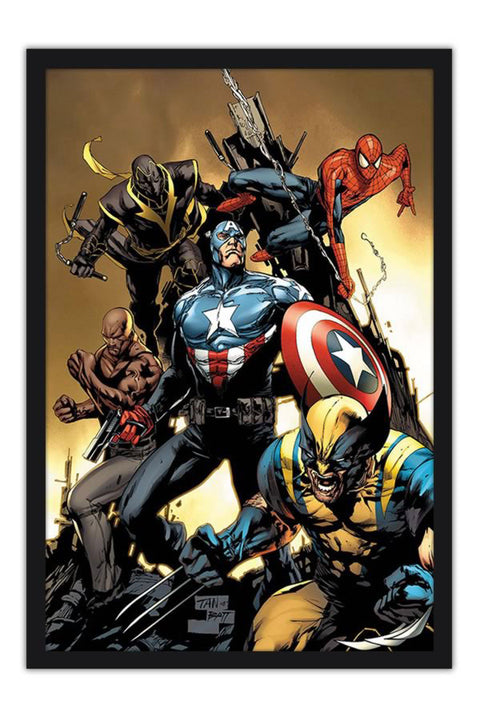 Poster Heróis Marvel - X - Men - Comics - Quadrinhos - Hq