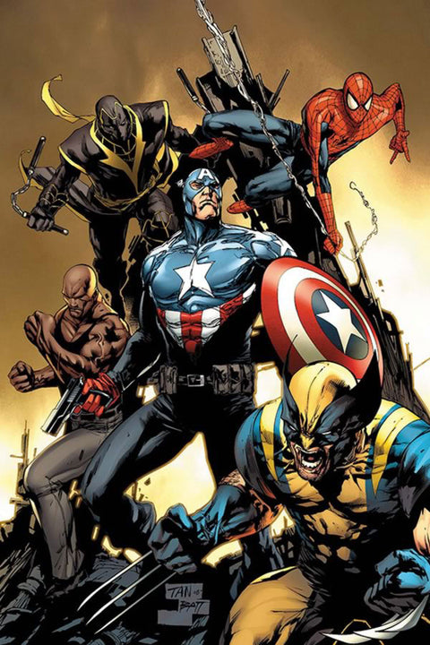 Poster Heróis Marvel - X - Men - Comics - Quadrinhos - Hq