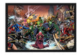 Poster Trinity War - Heróis - Comics - Quadrinhos - Hq