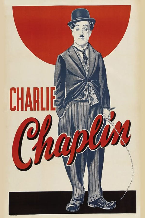 Poster Charlie Chaplin - Vintage - Retrô