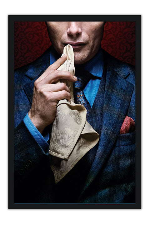 Poster Hannibal Mads Mikkelsen - Séries
