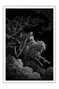 Poster Grim Reaper - Ceifador Sinistro - Gustave Doré - Obras de Arte