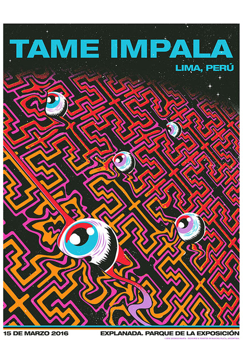 Poster  Tame Impala - Artistas Pop