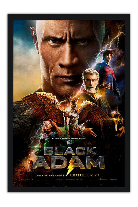 Poster Adao Negro - Black Adam - DC Comics - Filmes