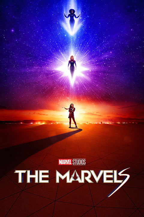 Poster The Marvels - As Marvels - Avengers - Marvel - MCU - Filmes