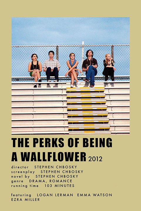 Poster The Perks Of Being A Wallflower - As Vantagens de Ser Invisivel - Estilo Fotografia Vintage - Filmes