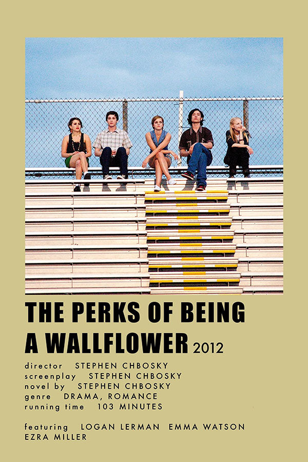 Poster The Perks Of Being A Wallflower - As Vantagens de Ser Invisivel - Estilo Fotografia Vintage - Filmes