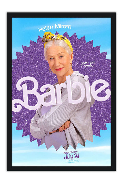 Poster Barbie 2023 - Hellen Mirren - Filmes