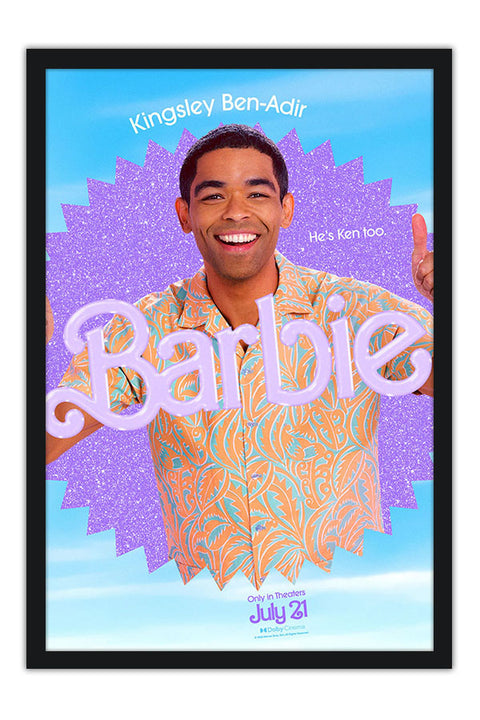 Poster Barbie 2023 - Kingsley Ben Adir - Filmes