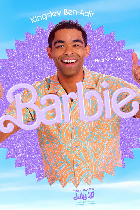 Poster Barbie 2023 - Kingsley Ben Adir - Filmes