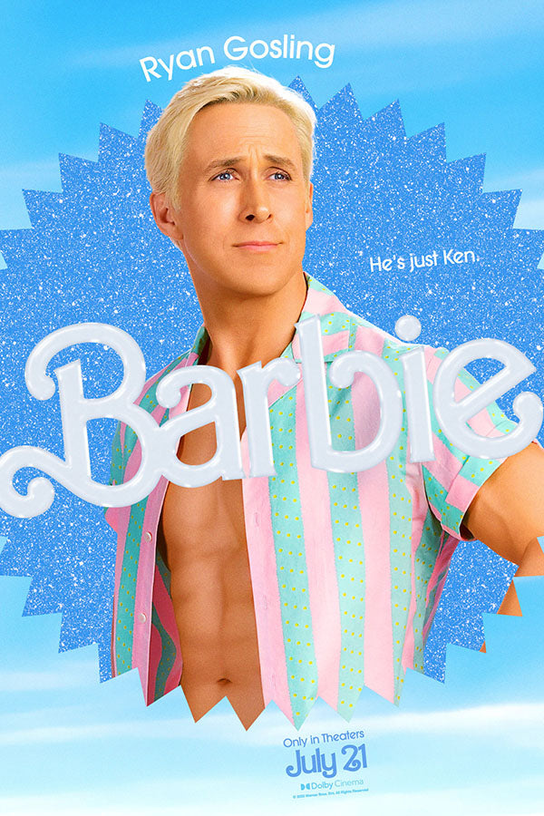 Poster Barbie 2023 - Ryan Gosling - Filmes