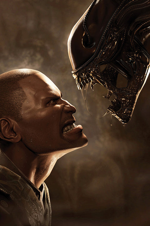 Poster Alien vs Predador - Games