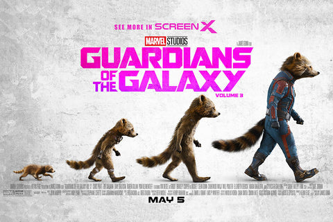 Poster Guardioes da Galaxia - Guardians Of The Galaxy Volume 3 - Marvel MCU - Filmes
