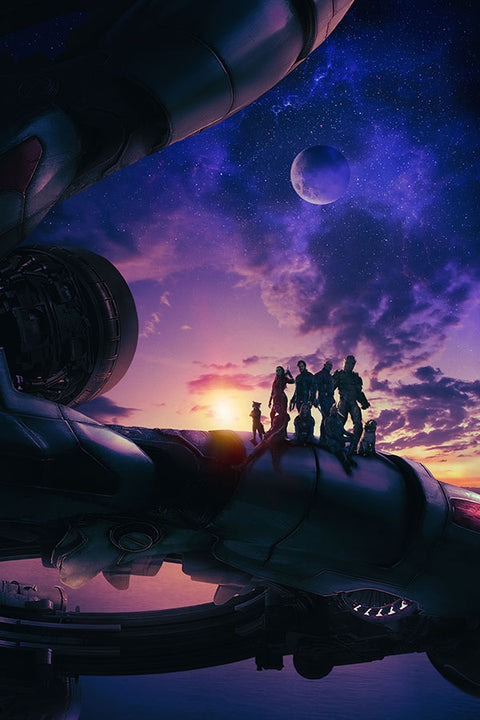 Poster Guardioes da Galaxia - Guardians Of The Galaxy Volume 3 - Marvel MCU - Filmes
