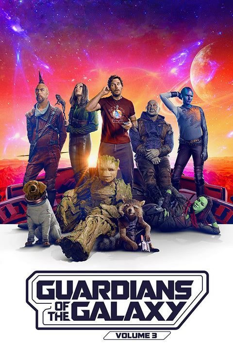 Poster  Guardioes da Galaxia - Guardians Of The Galaxy Volume 3 - Marvel MCU - Filmes