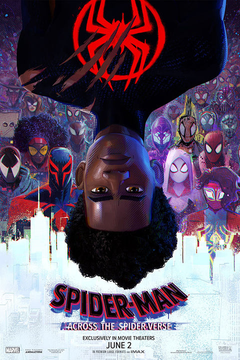 Poster  Homem Aranha: Atraves do Aranhaverso - Across the Spiderverse - Animação - Filmes