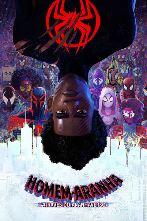 Poster  Homem Aranha: Atraves do Aranhaverso - Across the Spiderverse - Animação - Filmes
