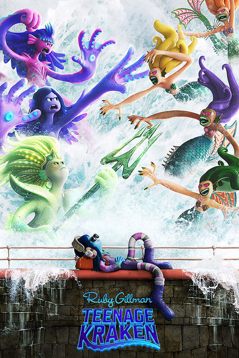 Poster Ruby Marinho Monstro Adolescente - Teenage Kraken - Infantil - Filmes