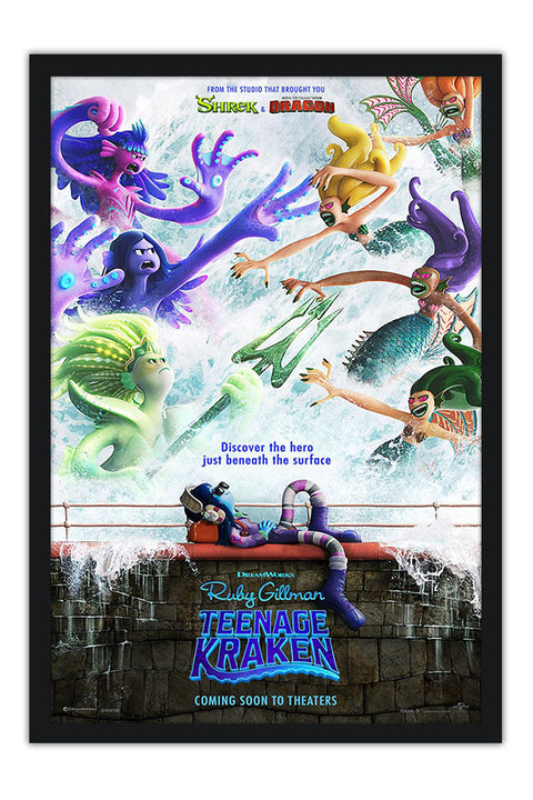 Poster Ruby Marinho Monstro Adolescente - Teenage Kraken - Infantil - Filmes