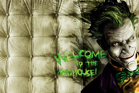 Poster Batman Arkham Asylum - Welcome to the Madhouse - Joker - Games