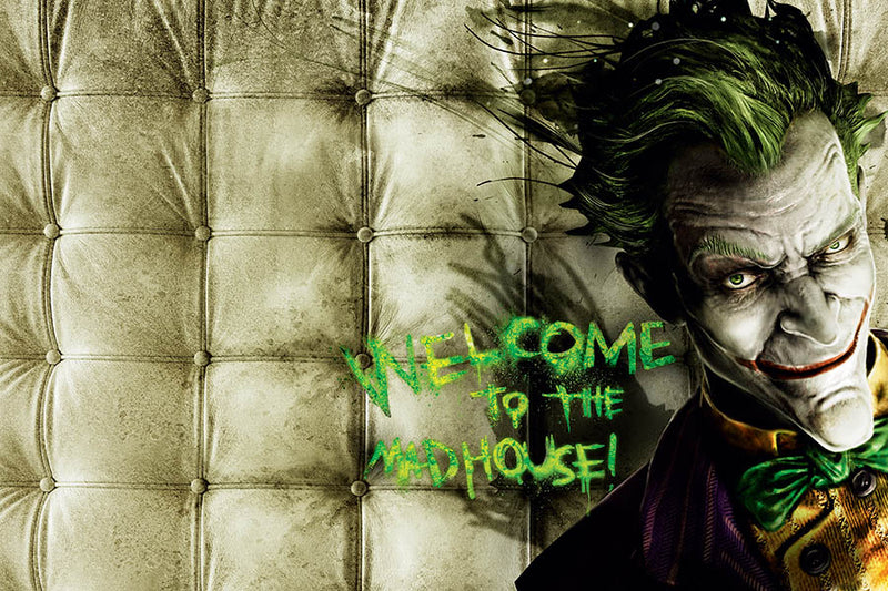 Poster Batman Arkham Asylum - Welcome to the Madhouse - Joker - Games