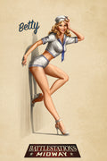 Poster Battlestations Midway - Betty - Games