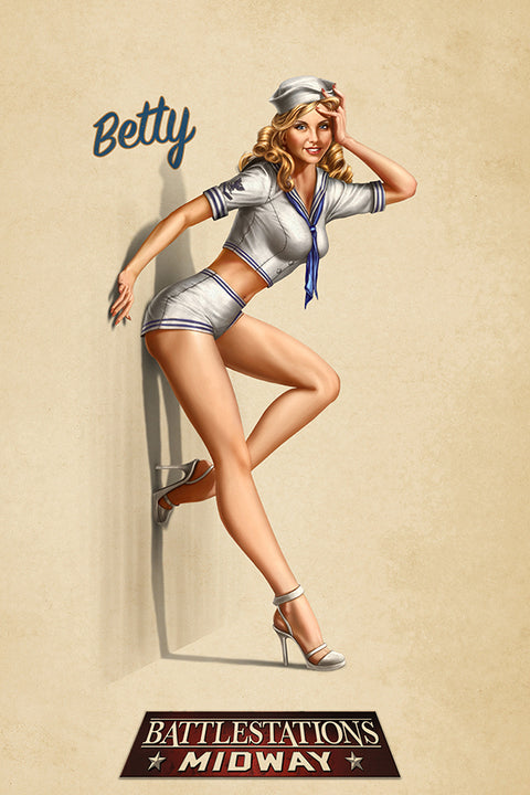 Poster Battlestations Midway - Betty - Games