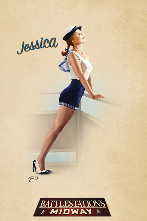 Poster Battlestations Midway - Jessica - Games