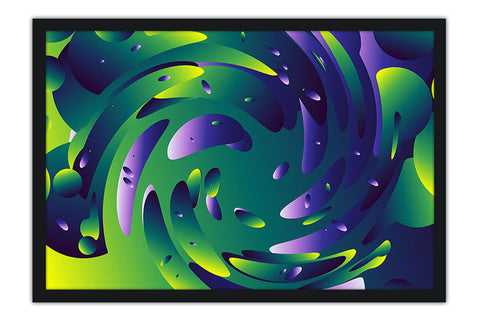 Poster Abstrato - Colorido - Espiral - Colors - Decoração