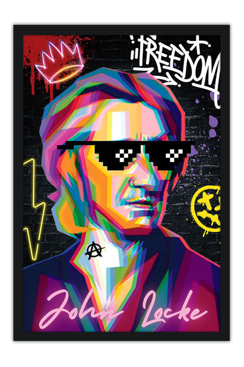 Poster John Locke - Graffiti